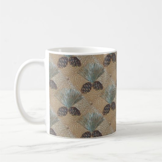 Mug Boug de café avec dessin en pin (Gauche)