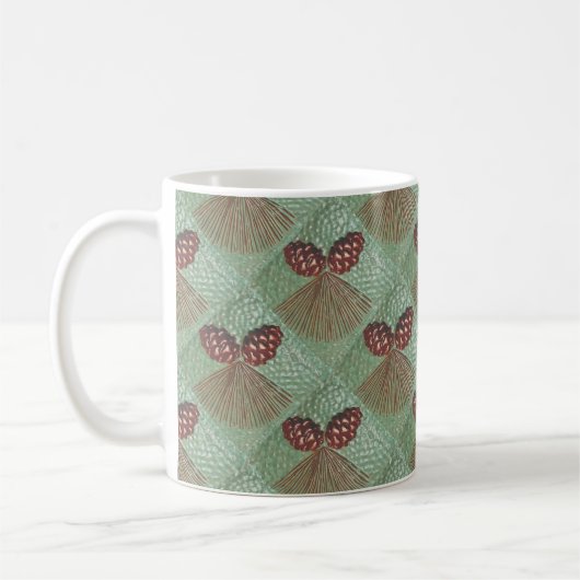 Mug Boug de café avec dessin en pin (Gauche)