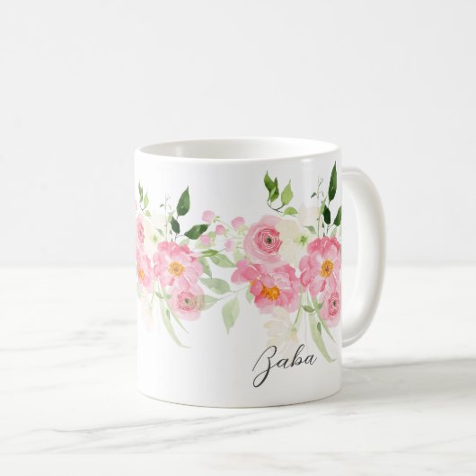 Mug Boug de café Baba Floral Spring (Devant droit)