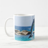 Mug Boug de café blanc dauphin (Gauche)