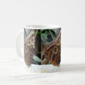 Mug Boug de café blanc papillon (Devant gauche)