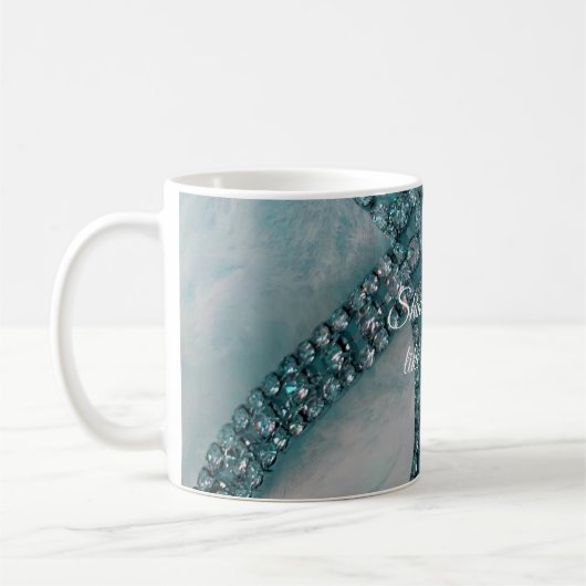 Mug Boug de café brillant en diamants (Gauche)