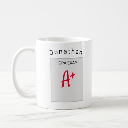 Mug Boug de café-cadeau CPA personnalisé (Gauche)