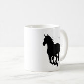 Mug Boug de café Cheval personnalisable (Devant droit)