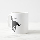 Mug Boug de café Cheval personnalisable (Devant gauche)