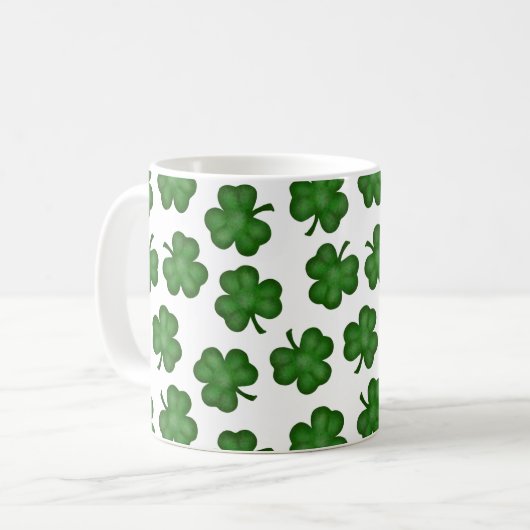 Mug Boug de café Clovers texturé (Devant gauche)