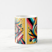 Mug Boug de café - Conception géométrique spirale colo (Centre)
