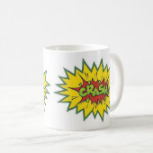 Mug Boug de café - Crash d'art pop (Devant droit)