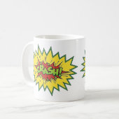 Mug Boug de café - Crash d'art pop (Devant gauche)