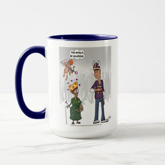 Mug Boug de café cupide Hilarious (15 Once) (Gauche)