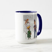 Mug Boug de café cupide Hilarious (15 Once) (Devant droit)