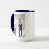 Mug Boug de café cupide Hilarious (15 Once) (Devant gauche)