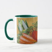 Mug Boug de café d'art végétal vintage (Gauche)