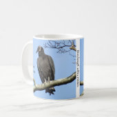 Mug Boug de café de vautour noir (Devant gauche)