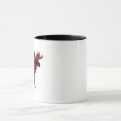 Mug Boug de café d'orignal Plaid Red Buffalo (Centre)