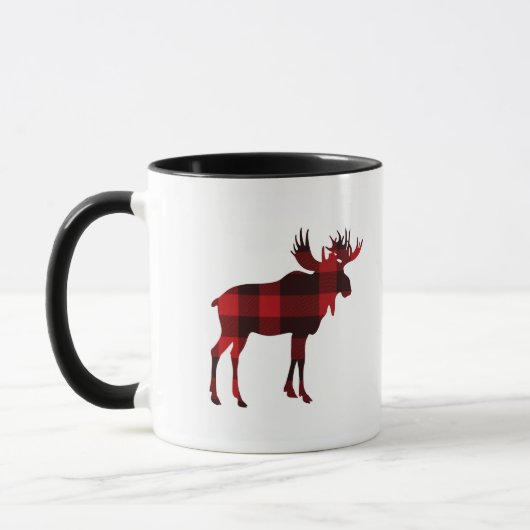 Mug Boug de café d'orignal Plaid Red Buffalo (Gauche)
