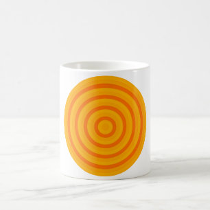 Mug Boug de café en cercle coloré concentré