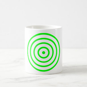 Mug Boug de café en cercle coloré concentré