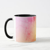 Mug Boug de café en marbre du coucher du soleil (Gauche)