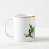 Mug Boug de café floral moulé en or (Gauche)