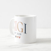 Mug Boug de café Gigi Boho personnalisé - Attente Cade (Devant gauche)