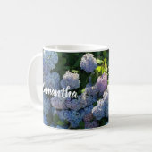 Mug Boug de café Hydrangea personnalisé (Devant gauche)