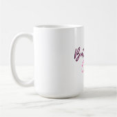 Mug Boug de café mignonne - Mais premier café (Gauche)