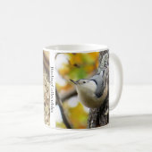 Mug Boug de café Nuthatch par BirdingCollectibles (Devant droit)