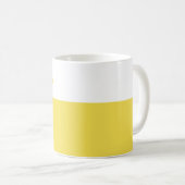 Mug Boug de café personnalisé rayé (Devant droit)