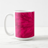 Mug Boug de café rose à la framboise Abstraite (Gauche)