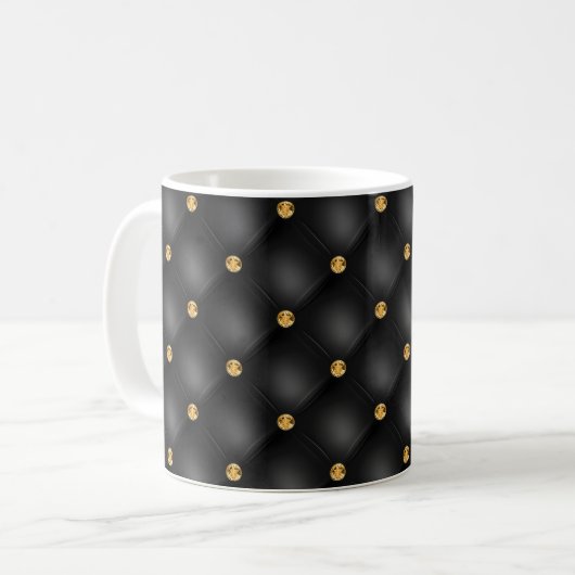Mug Boug de café Tufee Diamond Or Noir (Devant gauche)
