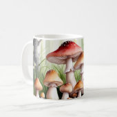 Mug Boug de champignons d'aquarelle (Devant gauche)