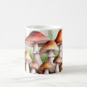 Mug Boug de champignons d'aquarelle (Centre)