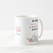 Mug Boug de chat de Noël personnalisé (Devant droit)