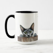 Mug Boug de chat oriental à courte distance (Gauche)