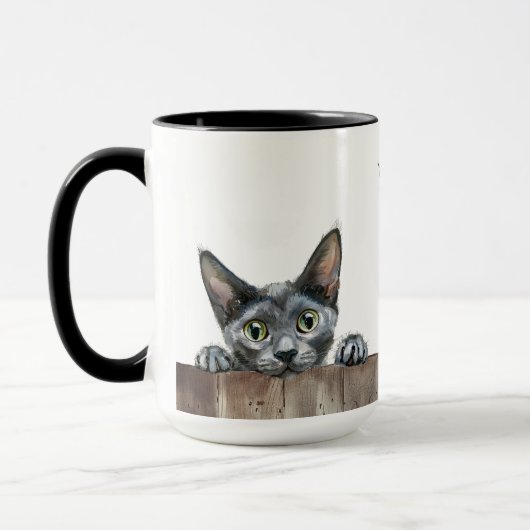 Mug Boug de chat oriental à courte distance (Gauche)