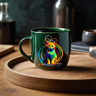 Mug Boug de chat vibrant : Un peu de couleur pour votr