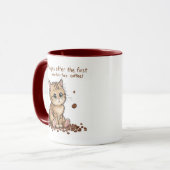 Mug Boug de chaton frit au café (Devant gauche)