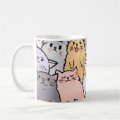 Mug Boug de chats adorables (Gauche)