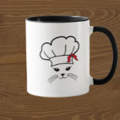 Mug Boug de chef de petit chat personnalisable