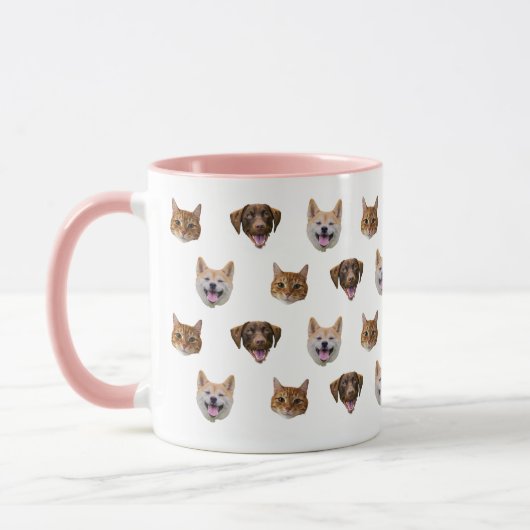 Mug Boug de chien personnalisé, chat de chien maman ca (Gauche)