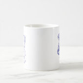 Mug Boug de coquillages marins - Ligne bleue Coupe d'o (Centre)
