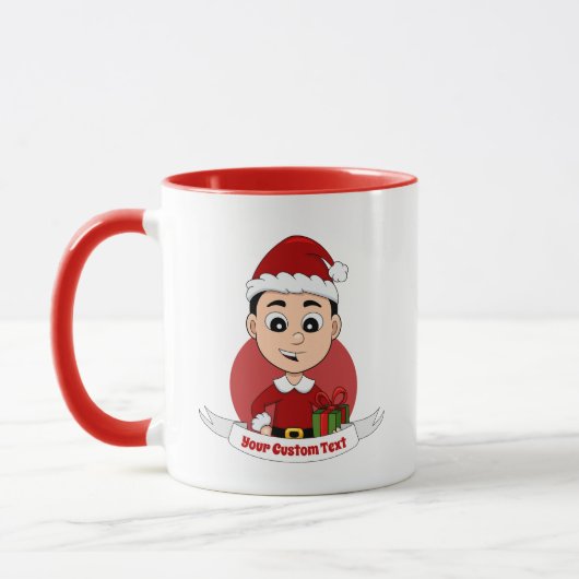 Mug Boug de dessin animé de Noël (Gauche)