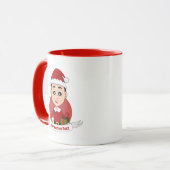 Mug Boug de dessin animé de Noël (Devant gauche)