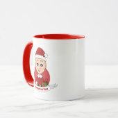 Mug Boug de dessin animé de Noël (Devant gauche)