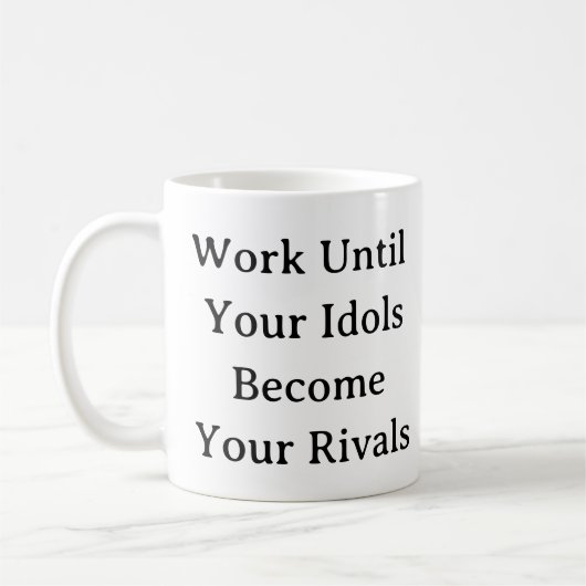Mug Boug de devis de l'entrepreneur - Motivation pour  (Gauche)