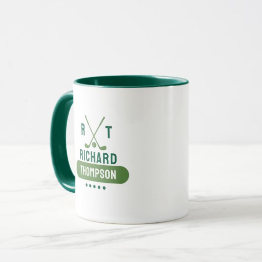Mug Boug de golf vert pour golfeurs Cool (Devant gauche)