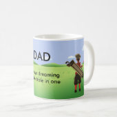 Mug Boug de Golfeur personnalisé (Devant droit)