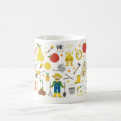 Mug Boug de jardin de printemps - Patch de jardin et d (Centre)