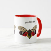 Mug Boug de lanternfly tacheté Personnalisé (Devant droit)